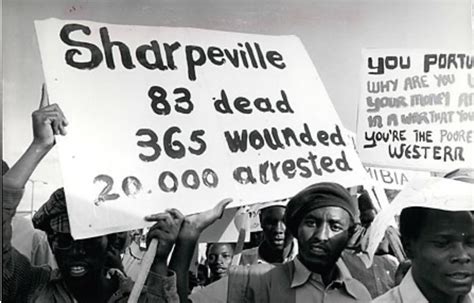 DieSharpeville-Massaker: Ein Wendepunkt im Kampf gegen die Apartheid in Südafrika